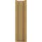 Ekena Millwork 5 1/2-in W x 16-in D x 20-in H Balboa Slat Rough Cedar Woodgrain TimberThane Outlooker, Primed Tan OUTUR055X16X20BOA24RCPR - alternate 3